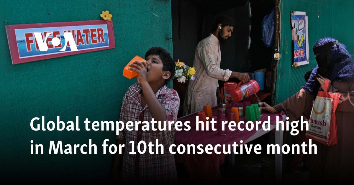 Featured image for "Earth's Unprecedented 10-Month Hot Streak Continues with Record March Temperatures"