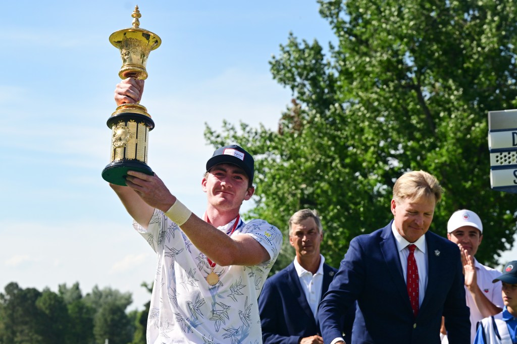 Featured image for Nick Dunlap Makes History, Joins Tiger Woods as Dual U.S. Amateur Champion