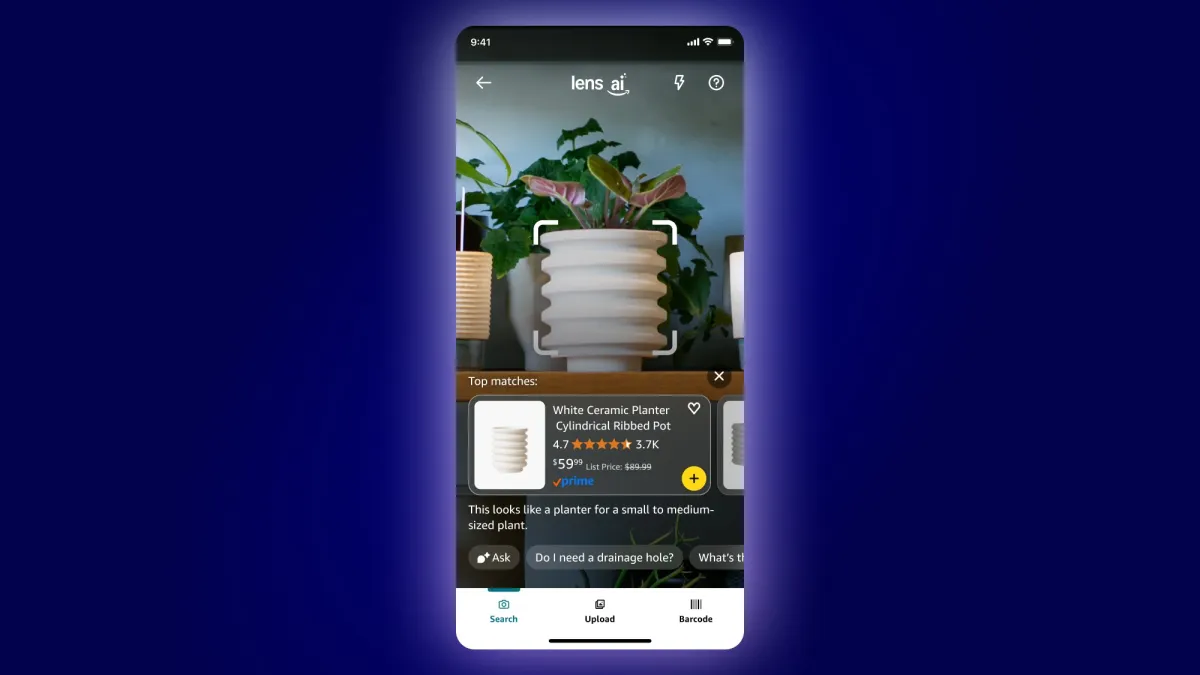 Featured image for Amazon Introduces Lens Live, an AI Shopping Tool for Real-World Use