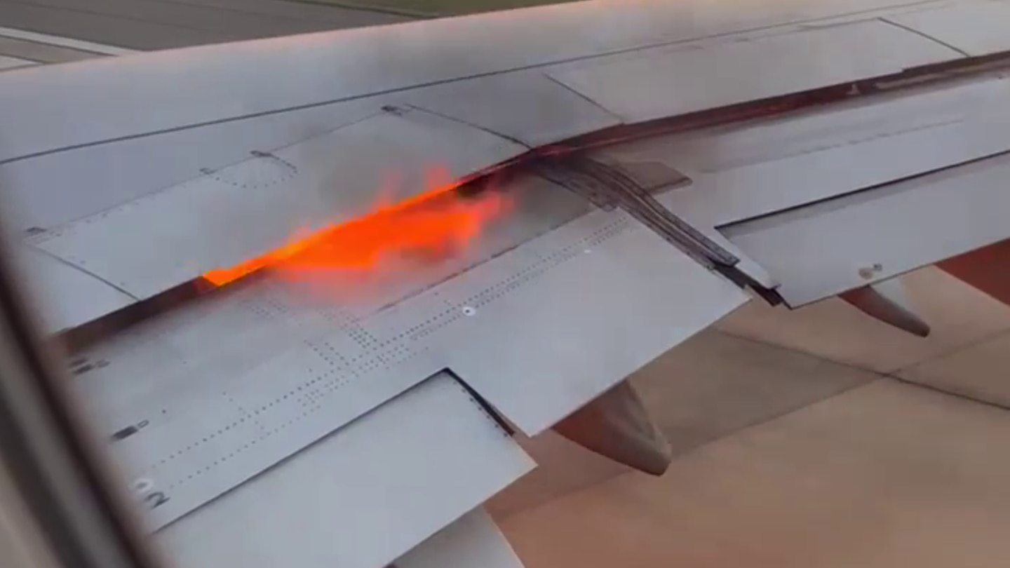 Featured image for Fire breaks out on American Airlines plane at Charlotte-Douglas Airport.