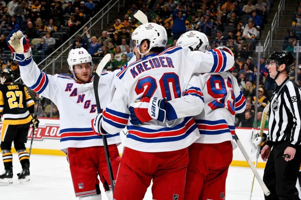 Featured image for "Panarin's 5-Point Game Propels Rangers to Victory Over Penguins"