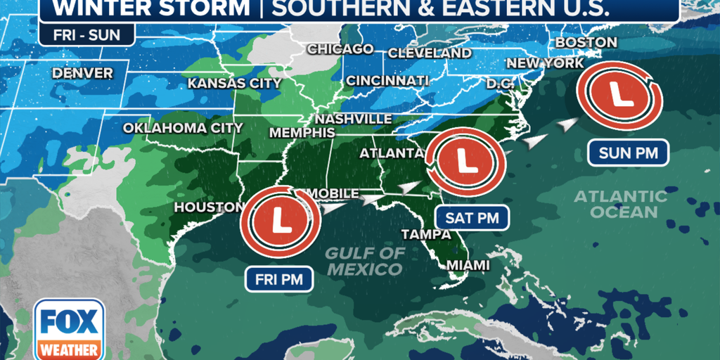Featured image for "2024's First Major Snowstorm Targets Northeast, Threatens NYC to DC Corridor"