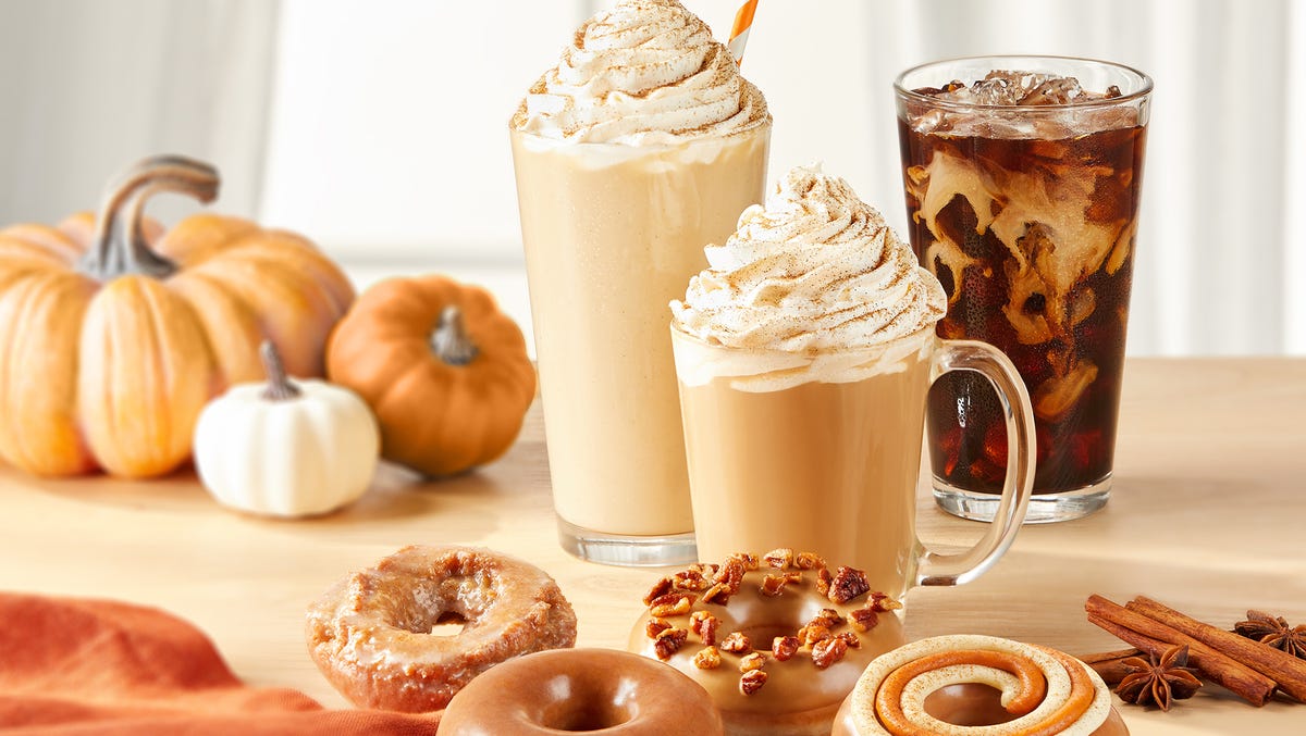 Featured image for "Fall Flavors Take Over: Starbucks, Dunkin', Krispy Kreme, and More Unveil Pumpkin Spice Delights"
