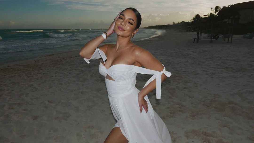 Featured image for "Vanessa Hudgens' Dreamy Beach Wedding and High School Musical Reunion"