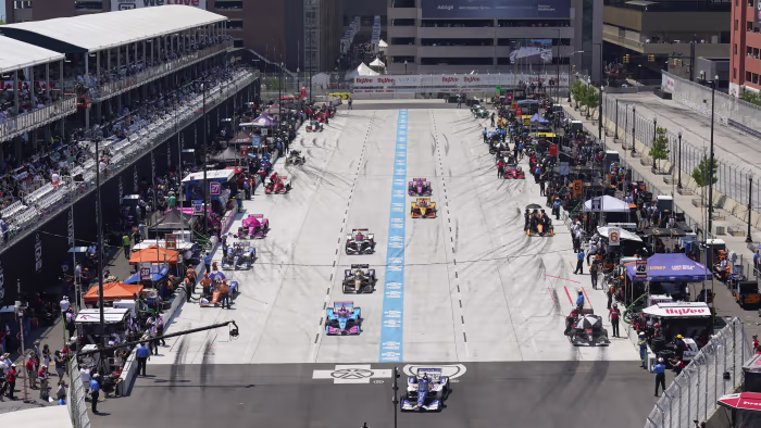 Featured image for "Double Pit Lane Challenge Awaits Detroit Grand Prix Drivers"
