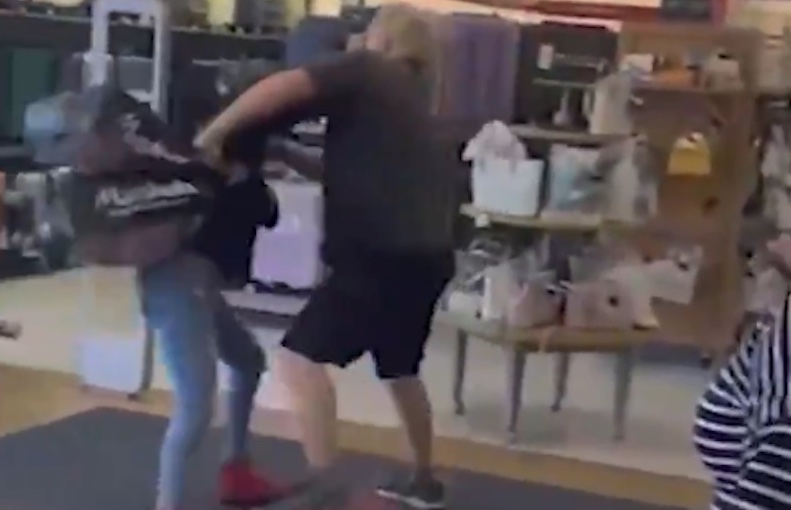 Featured image for T.J. Maxx customer takes down alleged thief in viral video.