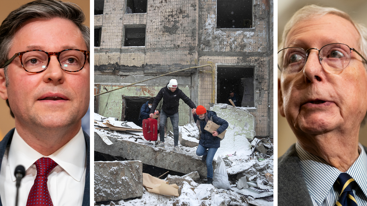 "House Democrats Push for Floor Vote on Ukraine Aid, Challenging Speaker's Stance"