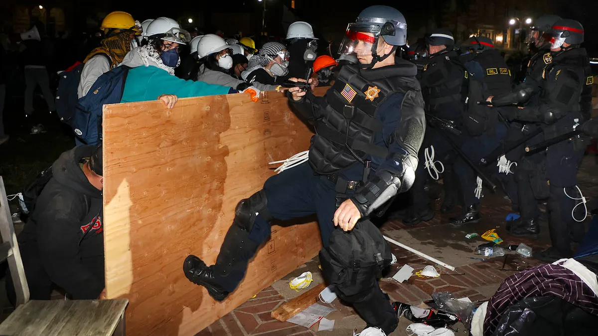 Man Arrested for Assaulting Pro-Palestinian Protesters at UCLA
