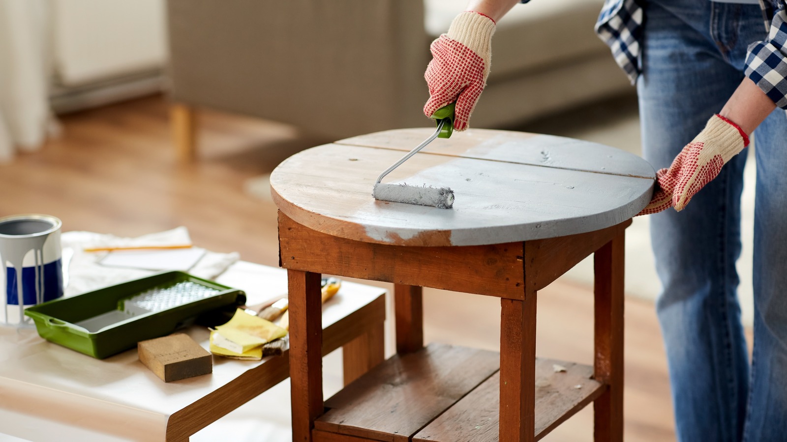 Prevent Paint Rollers from Drying Out with This Household Staple.