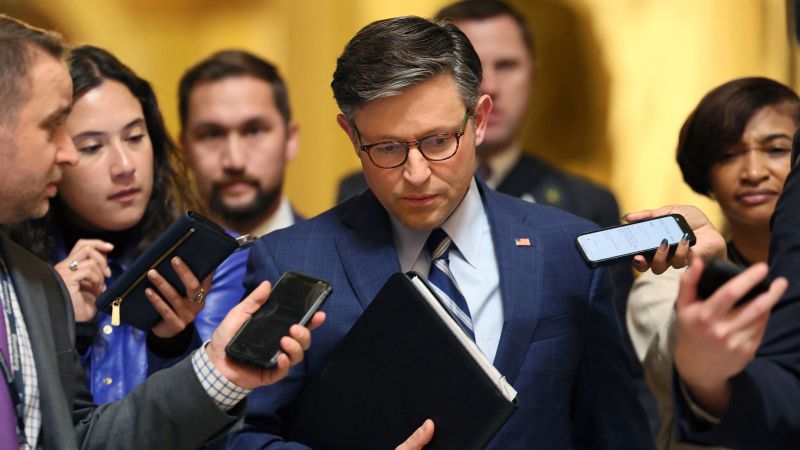 Featured image for "Pressure Mounts on Johnson to Avoid Spending Deal with Schumer as Shutdown Looms"