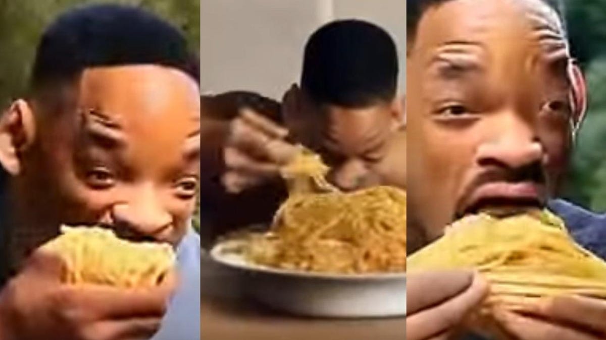 Featured image for The Traumatic and Hilarious End of AI Development: Will Smith Eating Spaghetti