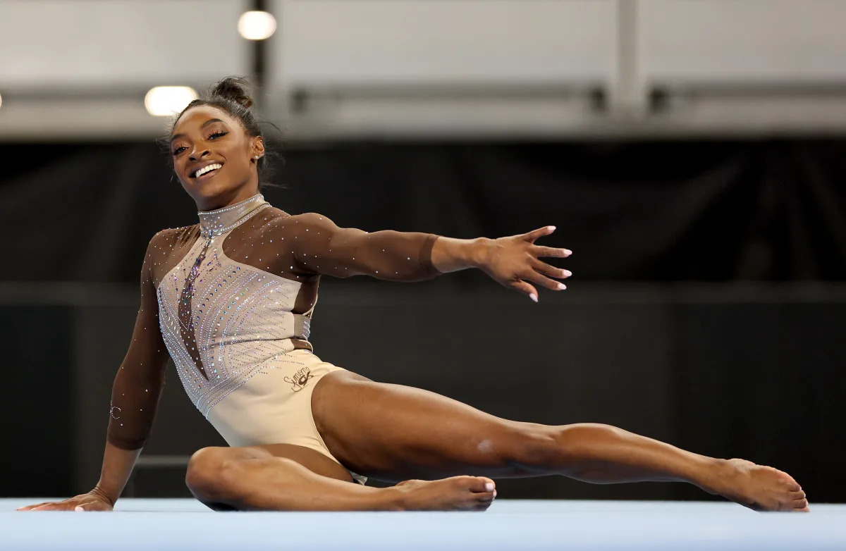 Featured image for Simone Biles Secures Record 9th All-Around Title at US Championships