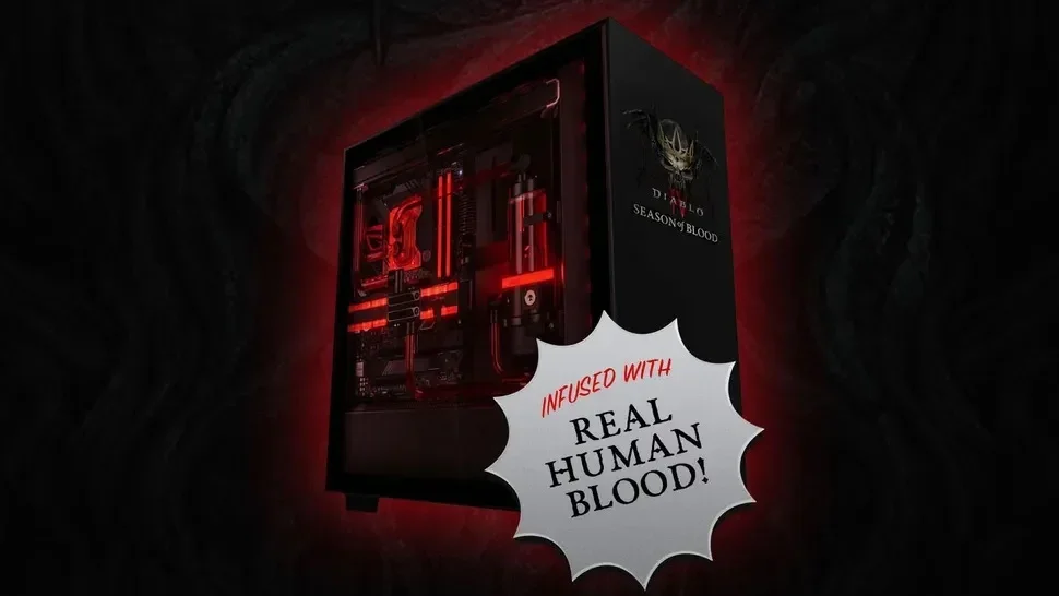 Blood-Cooled Diablo 4 PC Still Running Two Years After Giveaway