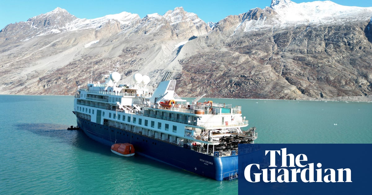 Luxury cruise ship with Covid-positive passengers runs aground off Greenland