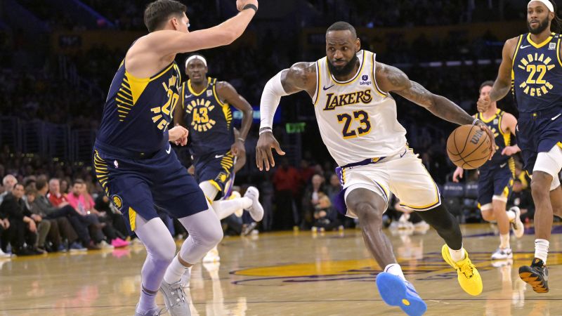 "LA Lakers Make History with Highest Scoring Game in 37 Years Against Indiana Pacers"
