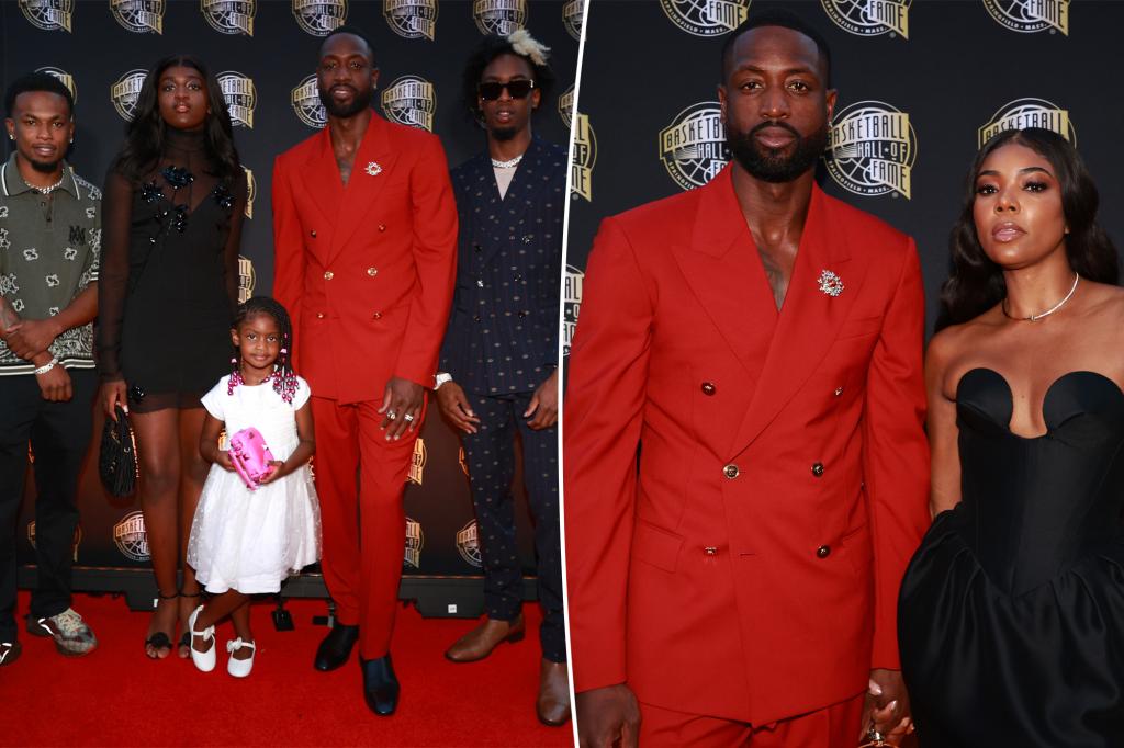 Featured image for "Dwyane Wade's Hall of Fame Induction: A Glamorous Family Affair"