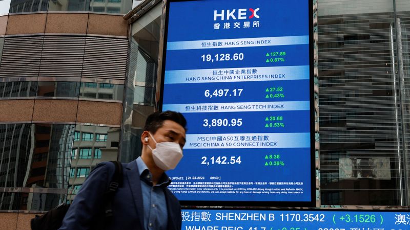 Global Banking Concerns Ease, Asia-Pacific Stocks Rise.