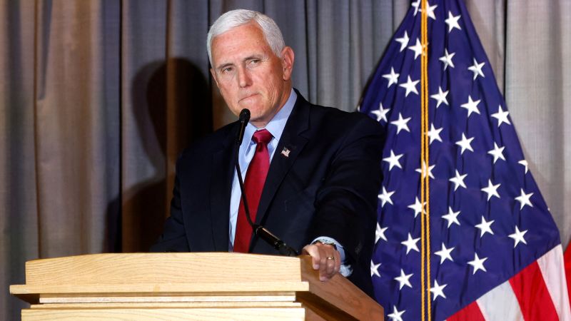 Pence warns of politically charged Trump indictment and urges peaceful protests.