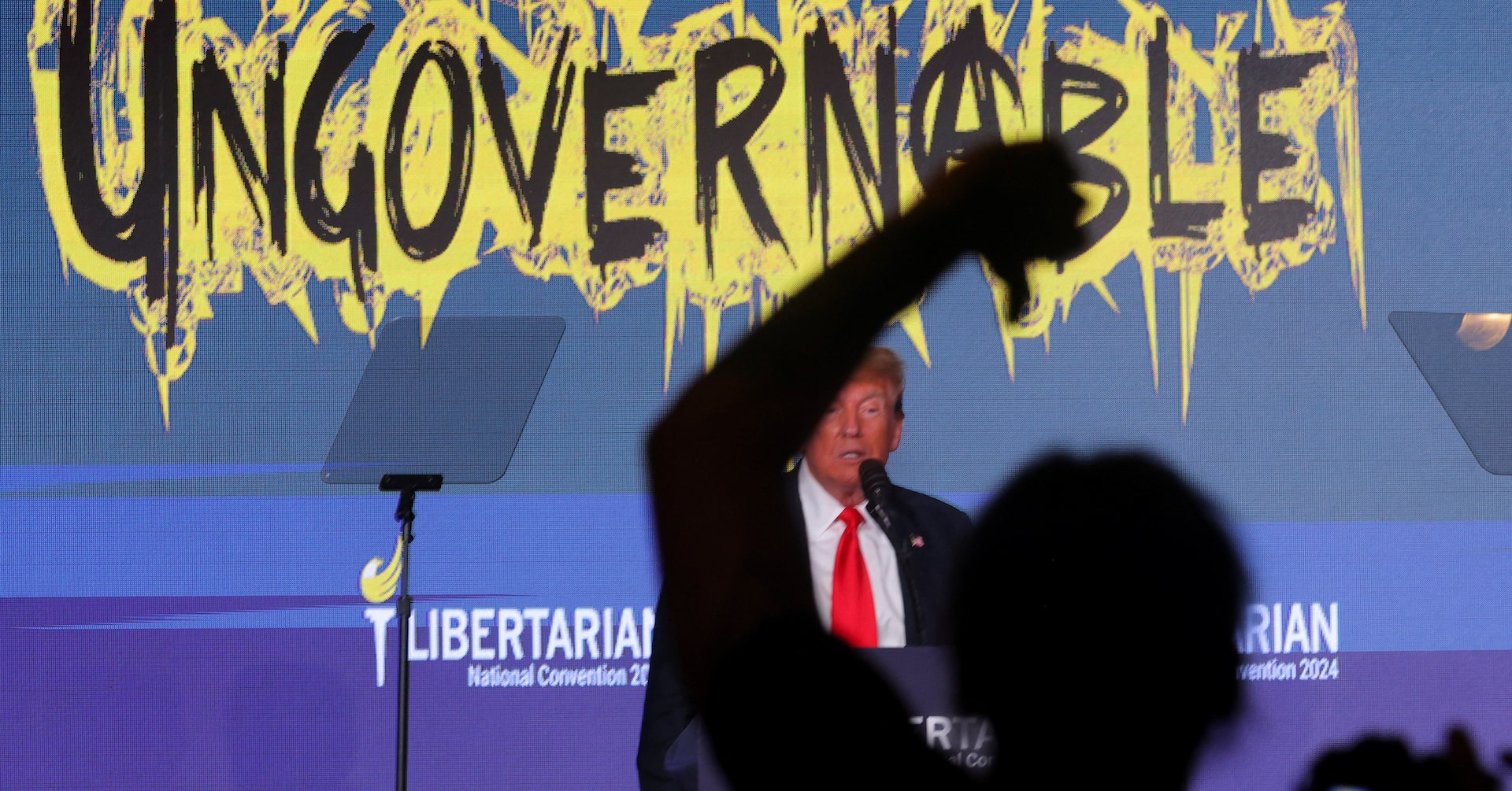 Trump Faces Boos While Urging Libertarians to Support His Candidacy