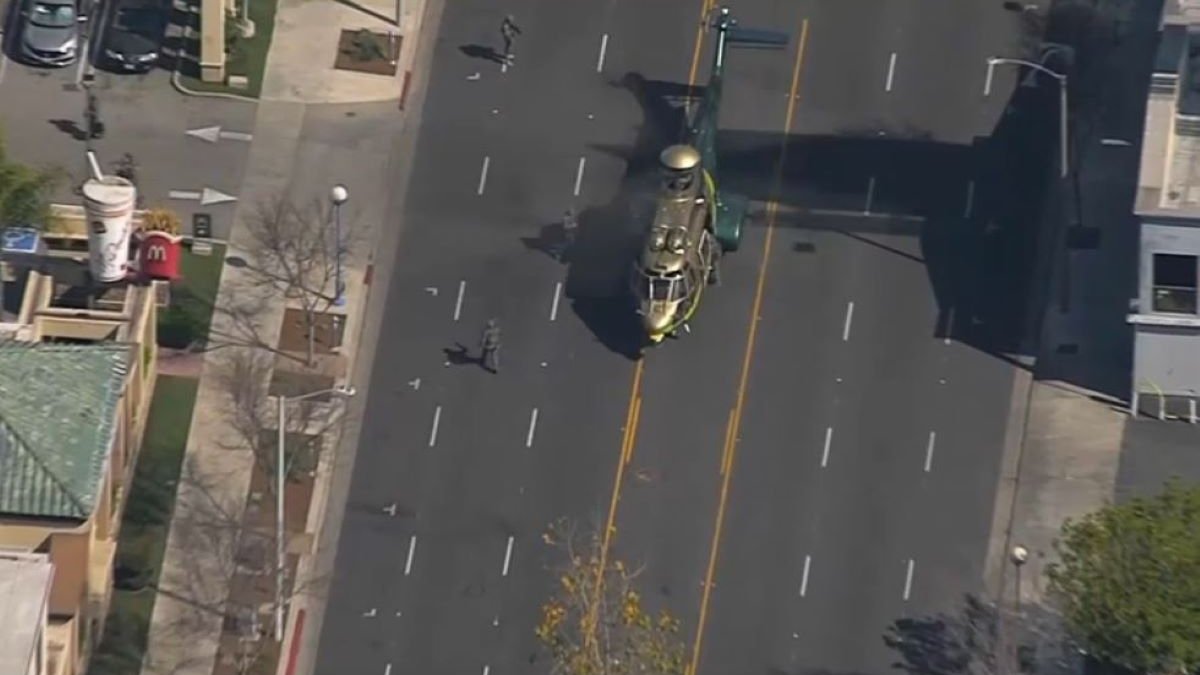 Standoff and Helicopter Landing in West Hollywood After Shooting Incident