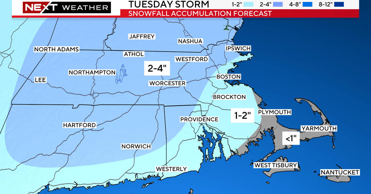 "Tuesday Snow Forecast: Impact on New England Commutes"