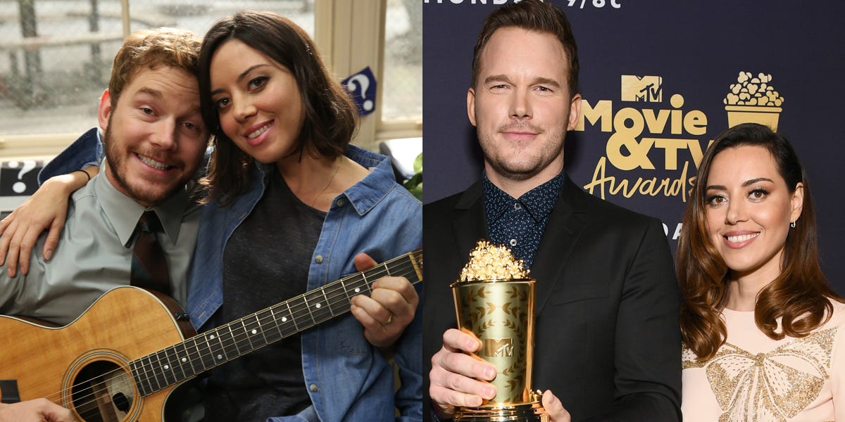 Featured image for Chris Pratt's Surprise Reaction to Aubrey Plaza's MCU Casting