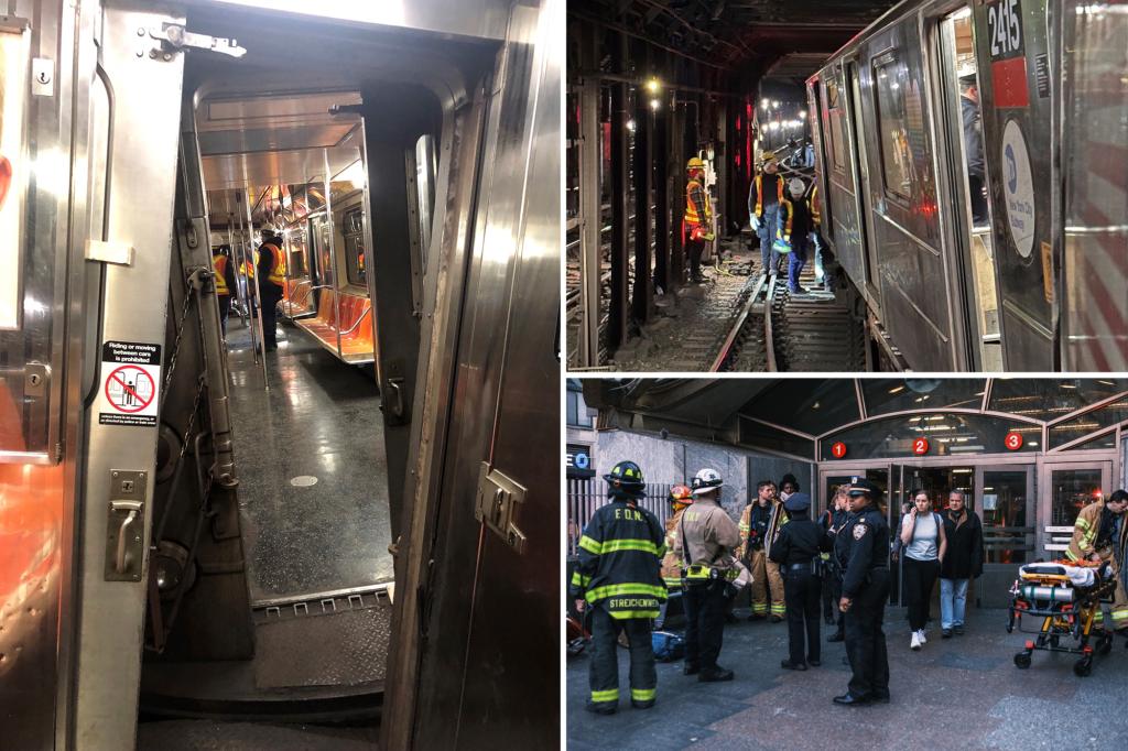Featured image for "Over 20 Injured in NYC Subway Collision and Derailment Incident"