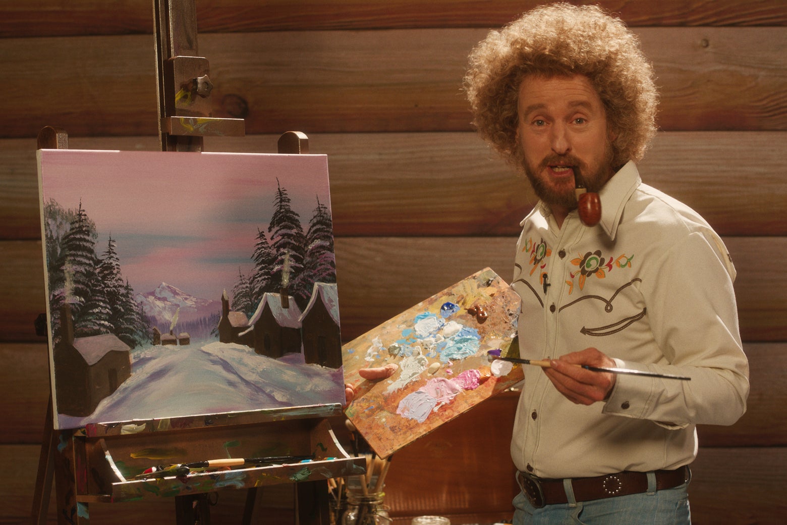 Featured image for "Owen Wilson's 'Paint' takes a comedic twist on Bob Ross's legacy."