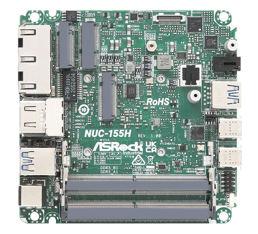 Featured image for Intel's ASRock NUC Ultra 100 Motherboards Revolutionize CPU Performance with Meteor Lake-H Chips