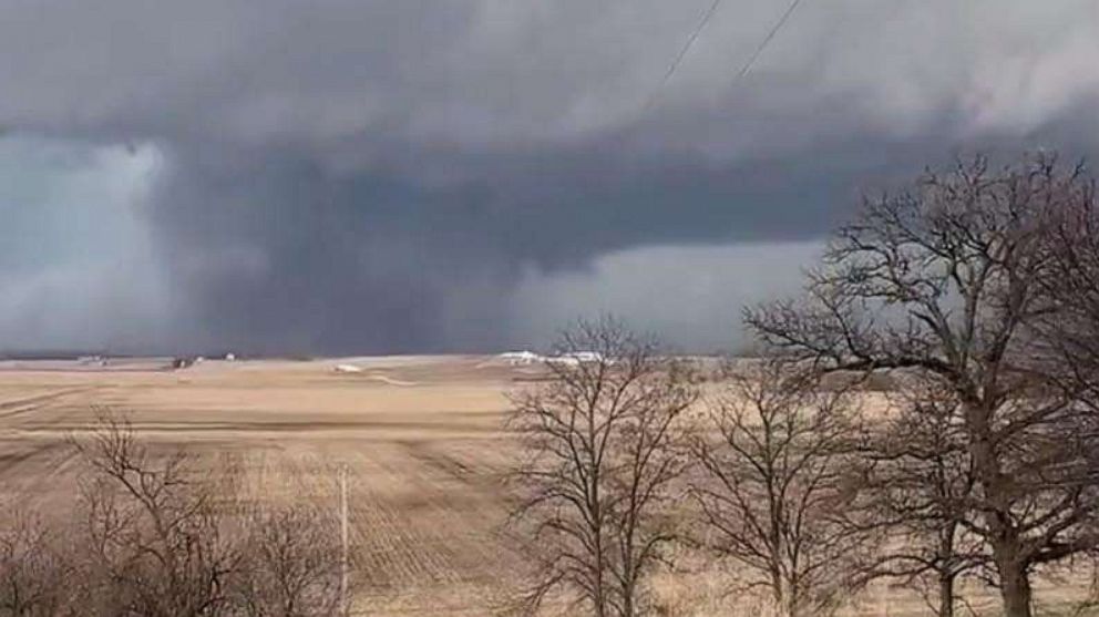 Devastating Tornadoes Sweep Through 9 States, Leaving 26 Dead.