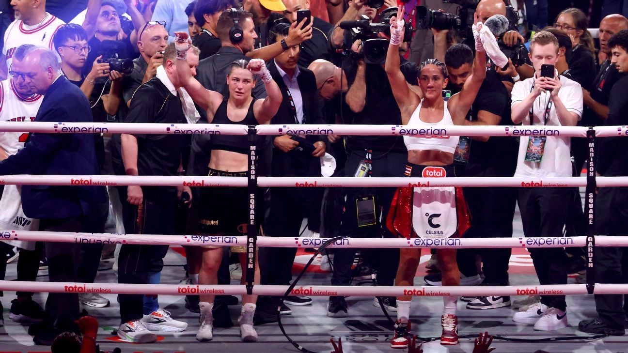 Featured image for Katie Taylor Retains Title in Trilogy Win Over Amanda Serrano at Madison Square Garden