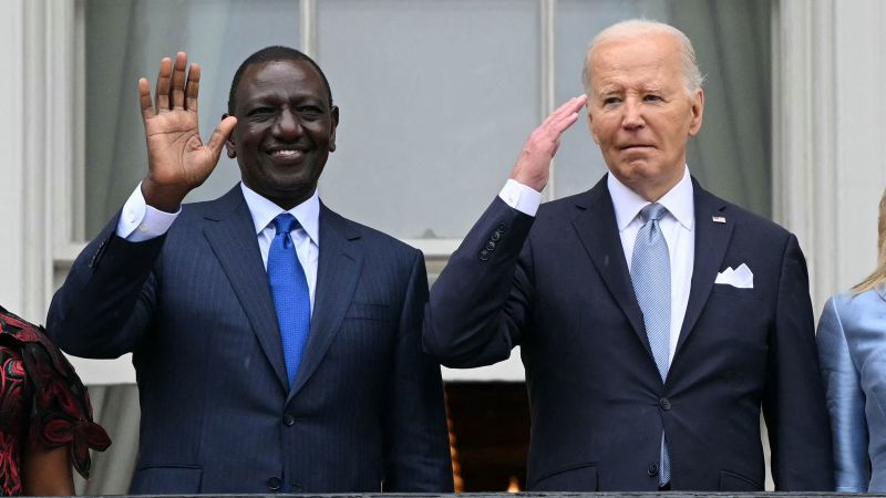 Biden Welcomes Kenyan President, Grants Key Ally Status