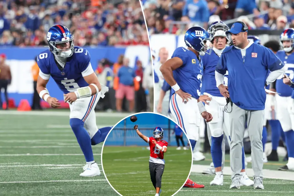 Giants Turn to Jaxson Dart as Wilson Gets Benched