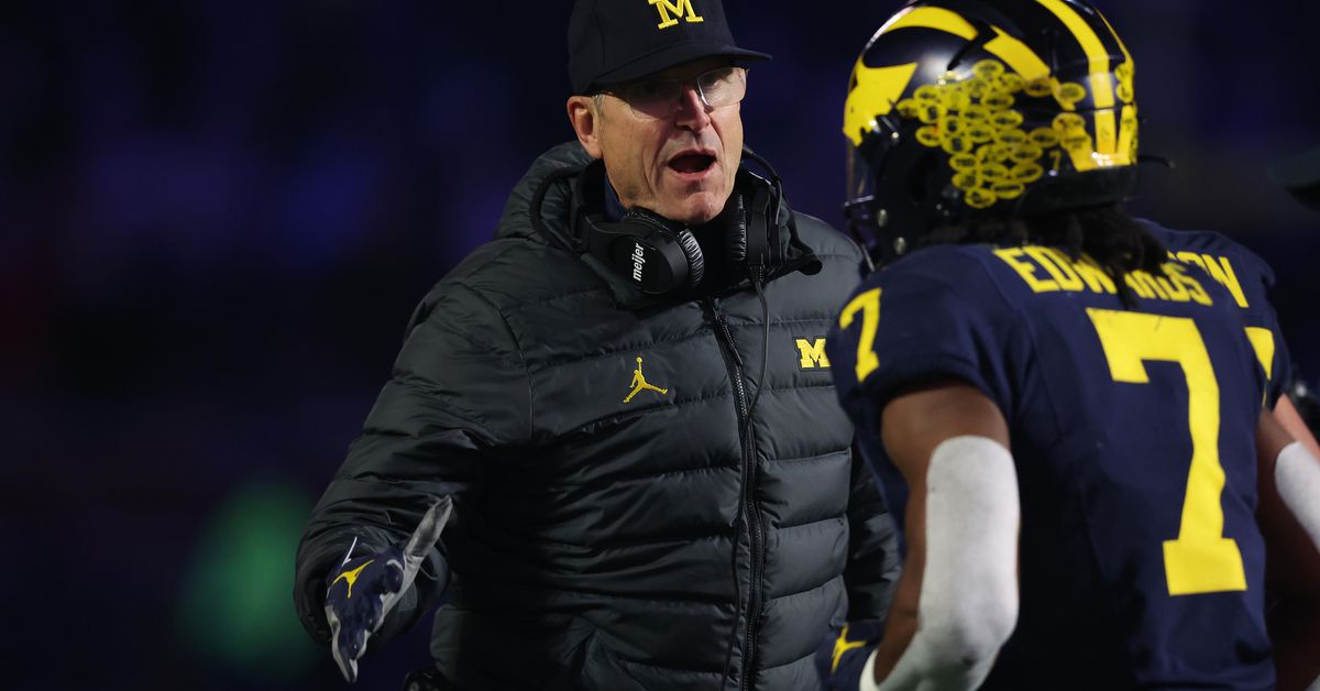 Featured image for Jim Harbaugh's Radio Appearance, Potential Absence, and Maryland's Impact on Michigan