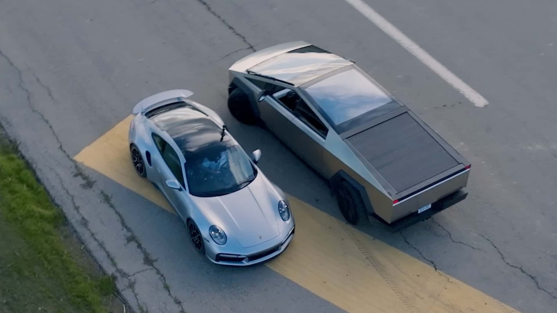Featured image for "Tesla Cyberbeast Outpaces Porsche 911 Turbo S in 0-60 MPH Showdown"