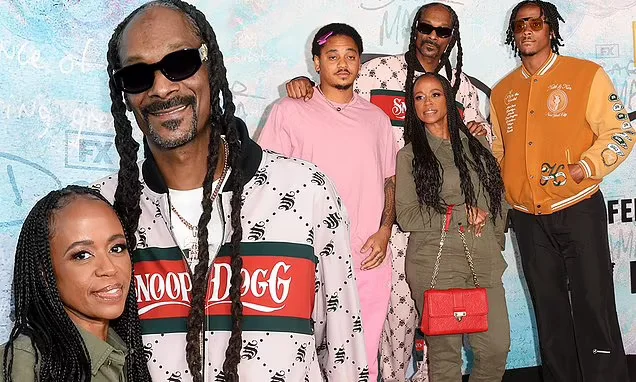 Snoop Dogg and family attend premiere of Tupac documentary 'Dear Mama' in Hollywood.