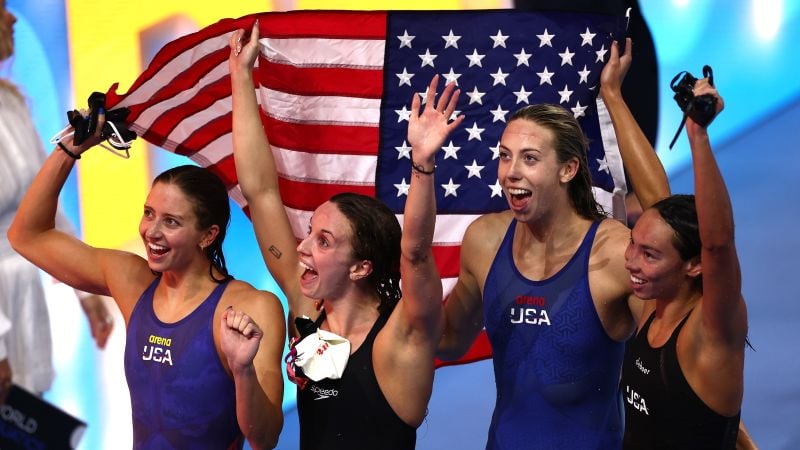 Featured image for U.S. Dominates World Aquatics Championships with Multiple Relay Records