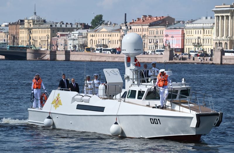Featured image for Ukrainian Drones Hit St. Petersburg Amid Putin's Navy Day Celebrations