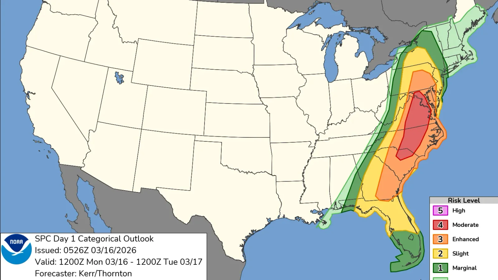 Eastern Storms Sweep the East as Tornado Risk and Travel Chaos Rise