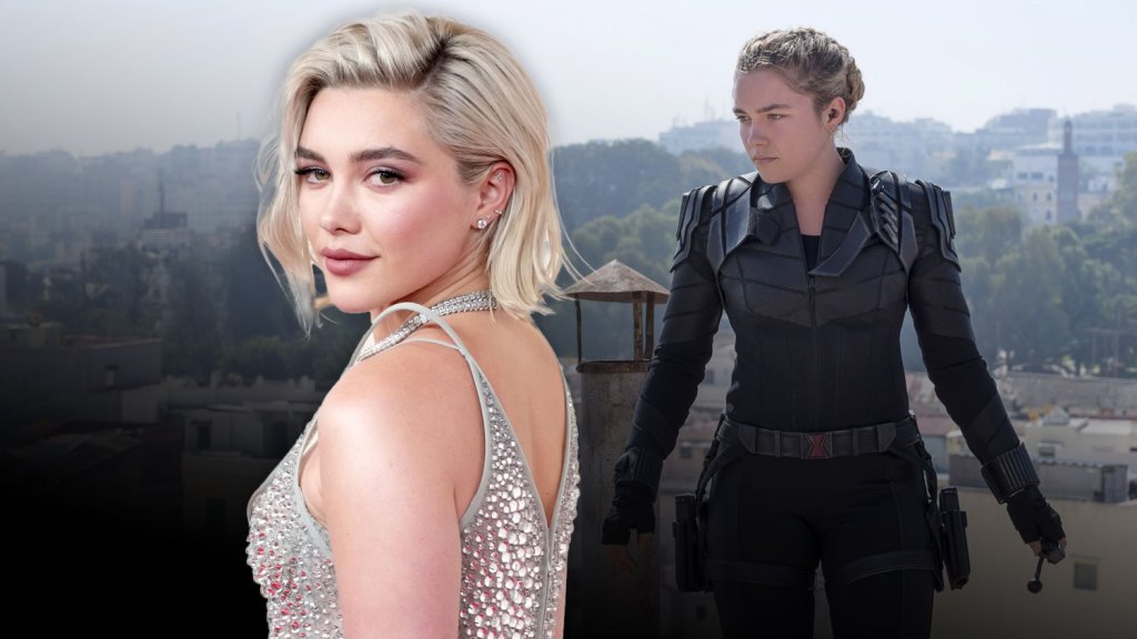 Featured image for Florence Pugh Unveils Yelena's New Suit in Marvel's 'Thunderbolts' Set Tour