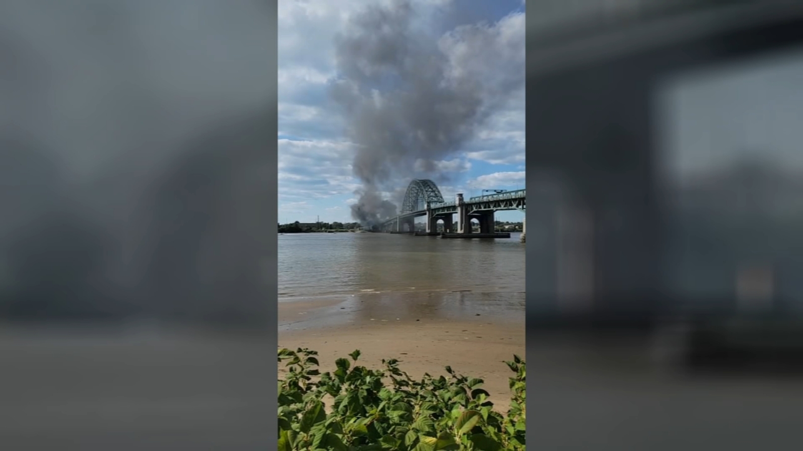 "Philadelphia's Tacony-Palmyra Bridge closed due to truck fire"