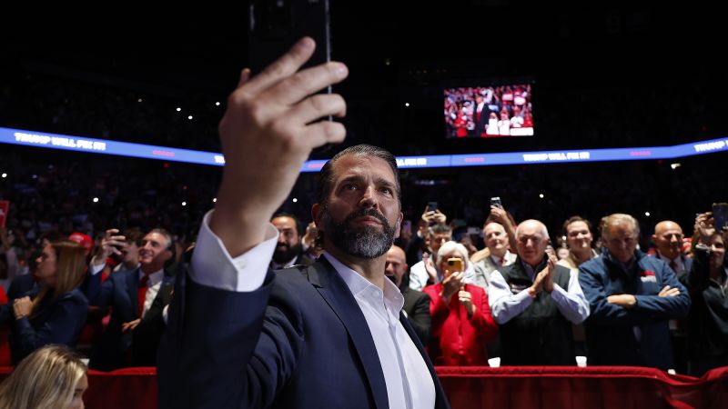 Featured image for Donald Trump Jr. Joins 'Woke-Free' Marketplace Board, Stock Soars