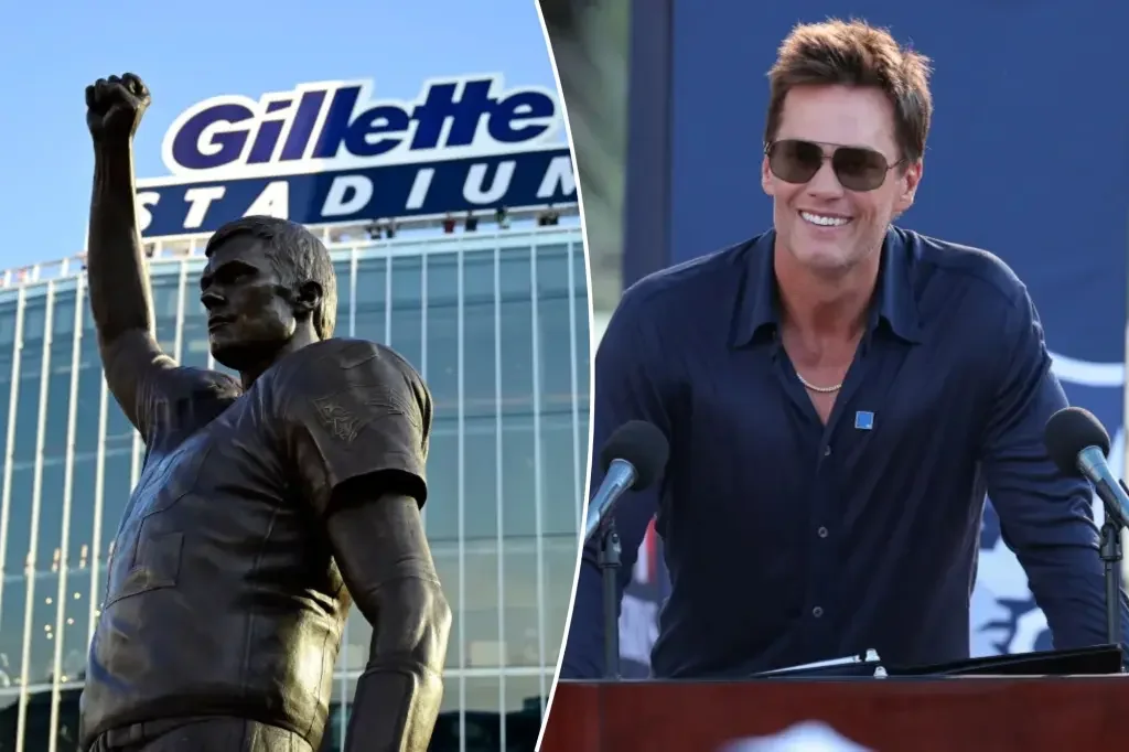 Tom Brady's Patriots Statue Unveiled Amid Traffic and Celebrations