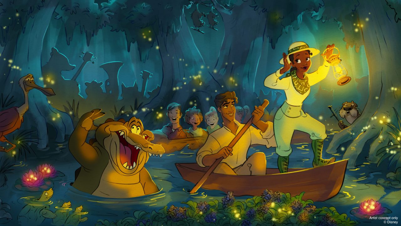 Featured image for "First Look: Tiana’s Bayou Adventure Unveiled at Disneyland"