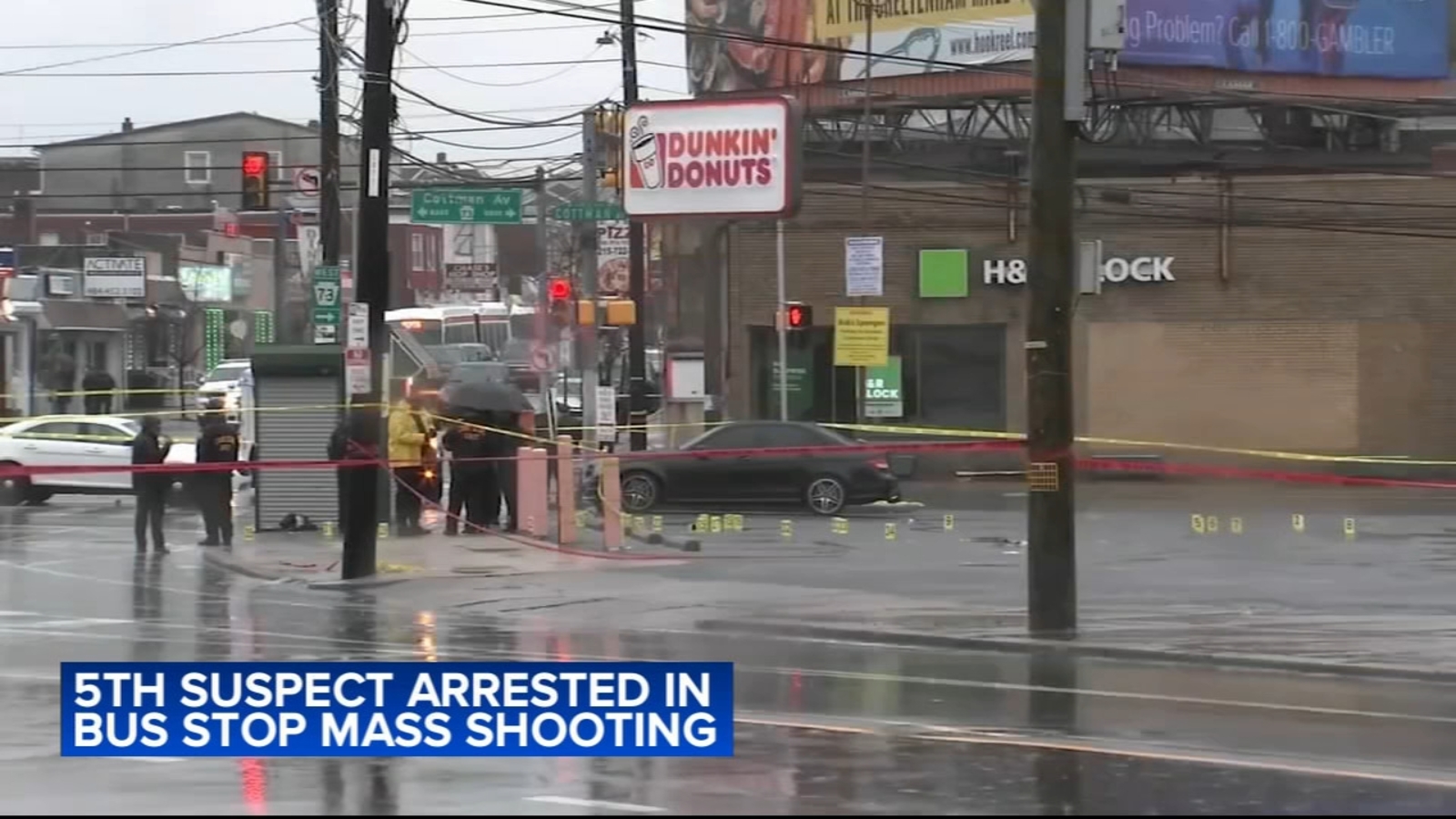"5th Suspect Arrested in Philadelphia Bus Stop Shooting of 8 High School Students"