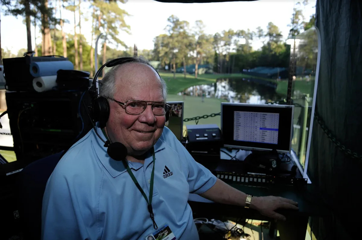 Featured image for "Verne Lundquist's Emotional Farewell and Tiger Woods' Memorable Moment at the Masters"