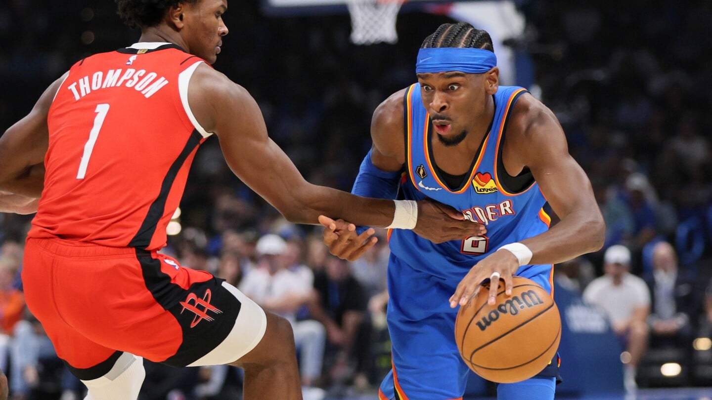 Featured image for Thunder kick off season with double-OT victory, banner unveiling, and celebratory wins