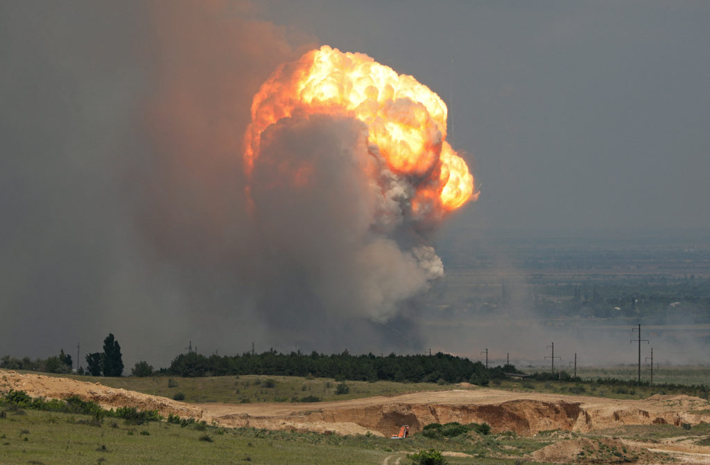 Ukraine's Strike on Crimea Ammo Depot Sparks Evacuations and Transport Disruptions