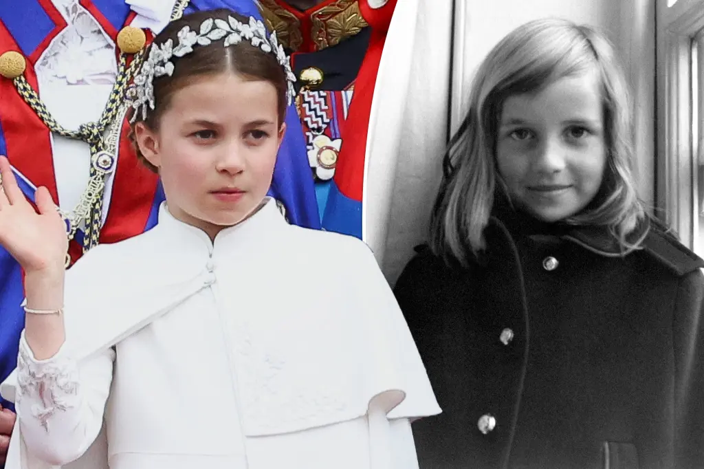 "Royal Fashion: Princess Charlotte Honors Late Grandmother Diana at Coronation"