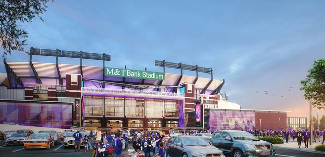Featured image for M&T Bank Stadium Renovation: Ravens Unveil Concert Venue and Expansive Upgrades
